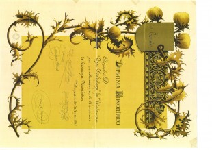 1949. Diploma primer premi concurs de nadales